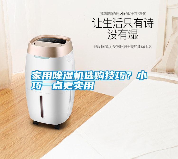 家用除濕機(jī)選購(gòu)技巧？小巧一點(diǎn)更實(shí)用