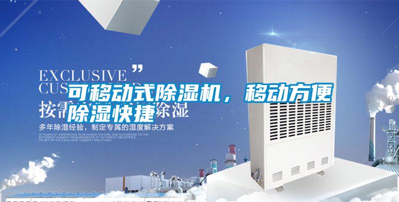 可移動(dòng)式除濕機(jī)，移動(dòng)方便除濕快捷