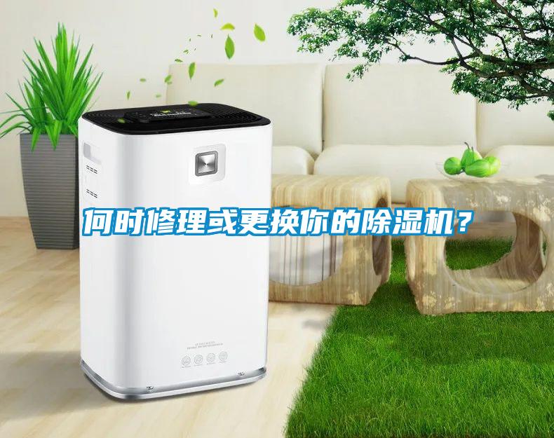 何時修理或更換你的除濕機？