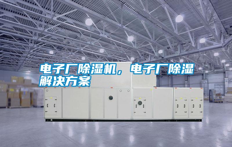 電子廠除濕機，電子廠除濕解決方案