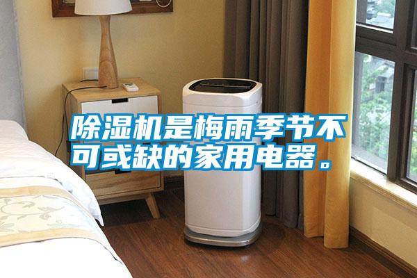 除濕機(jī)是梅雨季節(jié)不可或缺的家用電器。