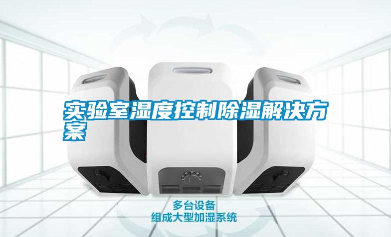 實驗室濕度控制除濕解決方案