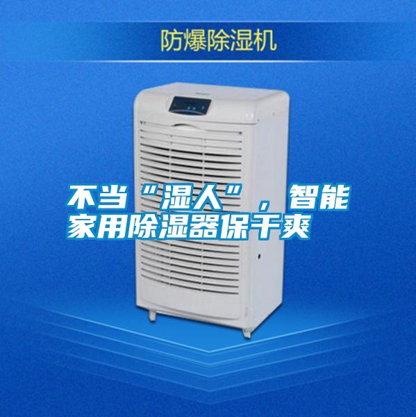 不當“濕人”，智能家用除濕器保干爽
