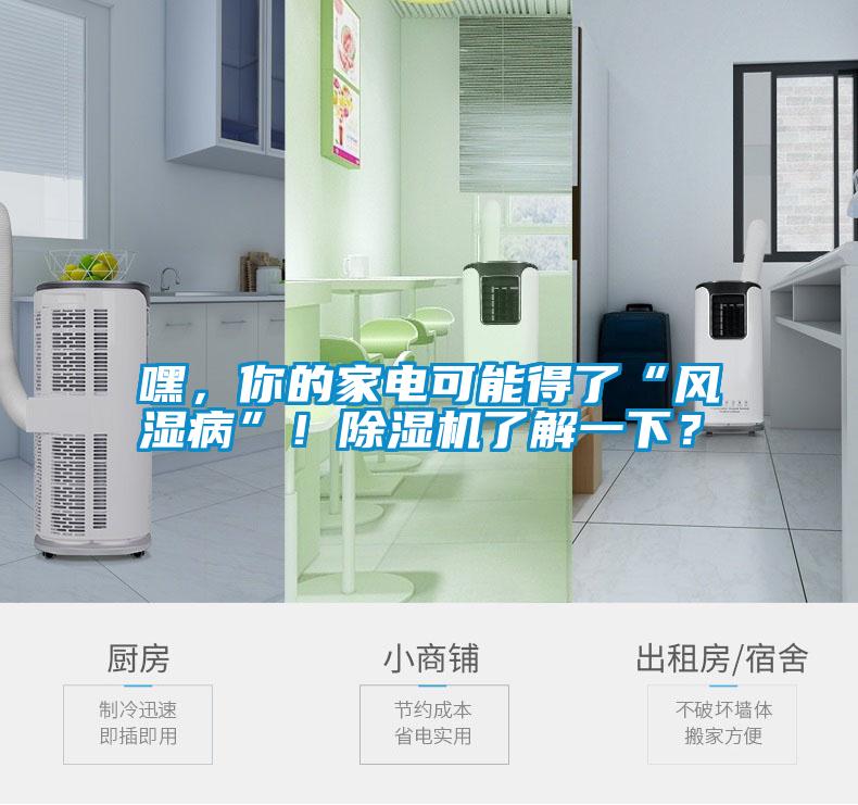 嘿，你的家電可能得了“風(fēng)濕病”！除濕機了解一下？