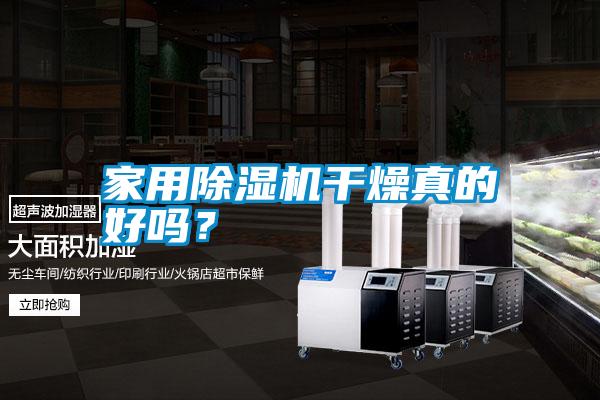 家用除濕機(jī)干燥真的好嗎？