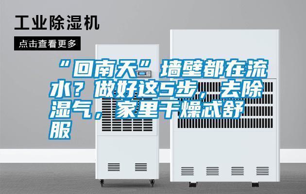 “回南天”墻壁都在流水？做好這5步，去除濕氣，家里干燥忒舒服