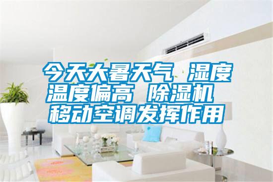 今天大暑天氣 濕度溫度偏高 除濕機 移動空調(diào)發(fā)揮作用