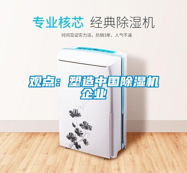 觀點(diǎn)：塑造中國除濕機(jī)企業(yè)