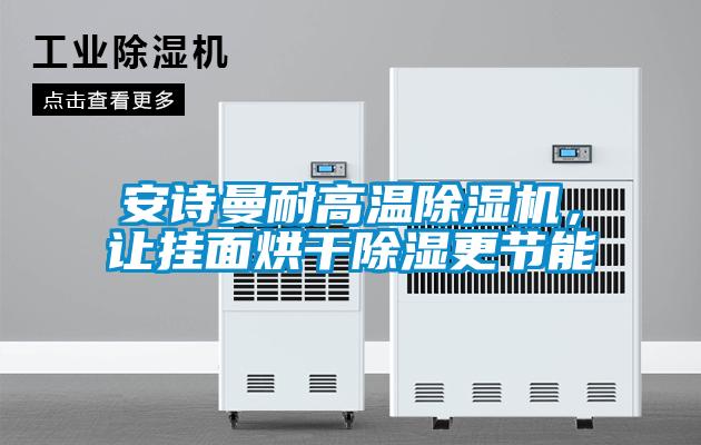安詩曼耐高溫除濕機(jī)，讓掛面烘干除濕更節(jié)能