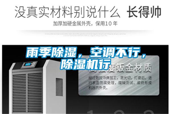 雨季除濕，空調(diào)不行，除濕機行