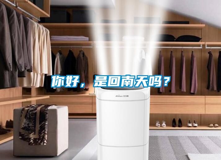 你好，是回南天嗎？