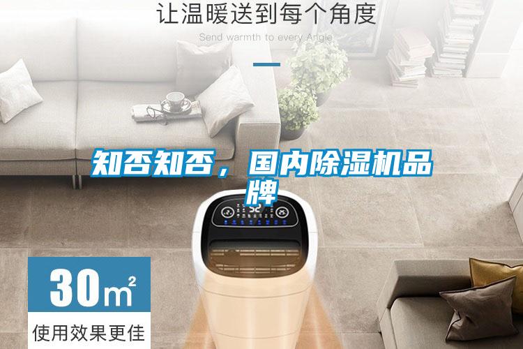 知否知否，國內(nèi)除濕機(jī)品牌
