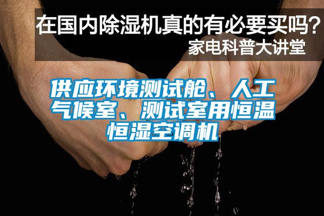 供應(yīng)環(huán)境測試艙、人工氣候室、測試室用恒溫恒濕空調(diào)機(jī)