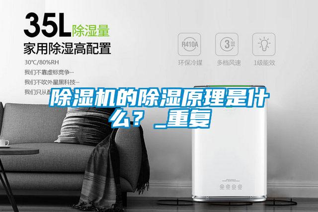 除濕機(jī)的除濕原理是什么？_重復(fù)