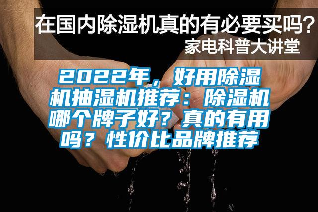 2022年，好用除濕機抽濕機推薦：除濕機哪個牌子好？真的有用嗎？性價比品牌推薦