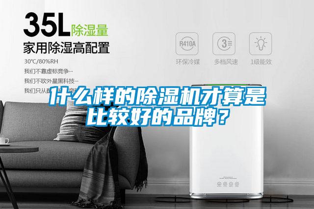 什么樣的除濕機才算是比較好的品牌？
