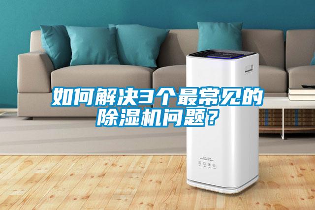 如何解決3個最常見的除濕機(jī)問題？