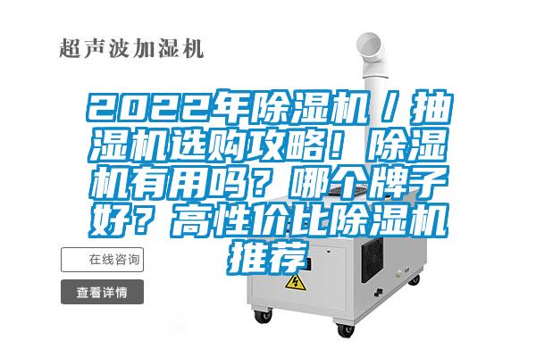 2022年除濕機(jī)／抽濕機(jī)選購攻略！除濕機(jī)有用嗎？哪個牌子好？高性價比除濕機(jī)推薦