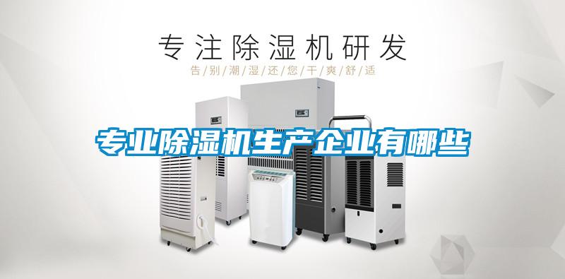 專業(yè)除濕機生產(chǎn)企業(yè)有哪些