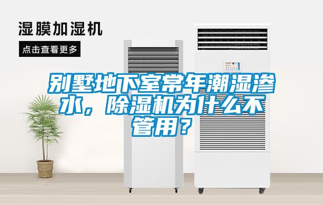 別墅地下室常年潮濕滲水，除濕機(jī)為什么不管用？