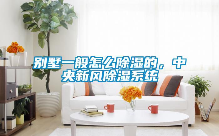 別墅一般怎么除濕的，中央新風(fēng)除濕系統(tǒng)