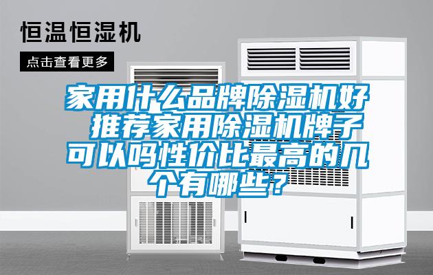 家用什么品牌除濕機(jī)好 推薦家用除濕機(jī)牌子可以嗎性價比最高的幾個有哪些？