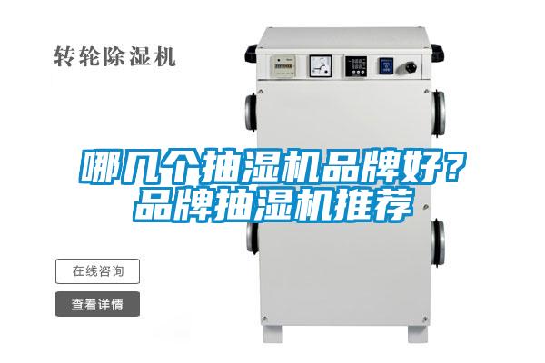 哪幾個抽濕機品牌好？品牌抽濕機推薦