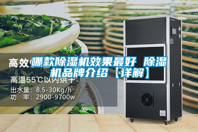 哪款除濕機效果最好 除濕機品牌介紹【詳解】
