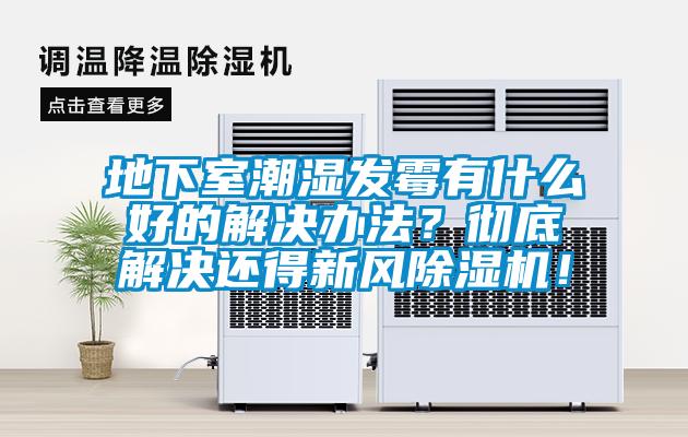 地下室潮濕發(fā)霉有什么好的解決辦法？徹底解決還得新風(fēng)除濕機！