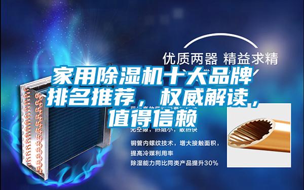 家用除濕機(jī)十大品牌排名推薦，權(quán)威解讀，值得信賴