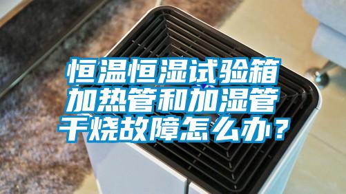 恒溫恒濕試驗(yàn)箱加熱管和加濕管干燒故障怎么辦？