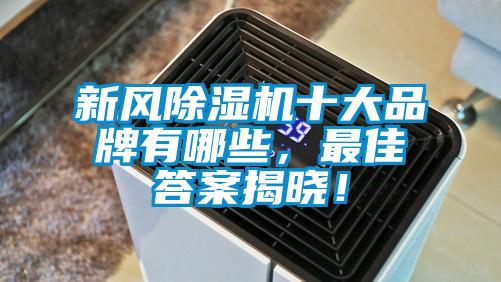 新風(fēng)除濕機(jī)十大品牌有哪些，最佳答案揭曉！