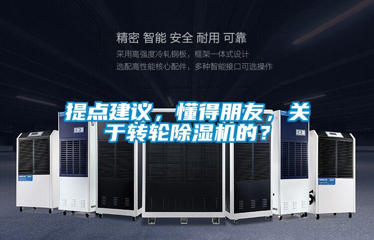 提點(diǎn)建議，懂得朋友，關(guān)于轉(zhuǎn)輪除濕機(jī)的？
