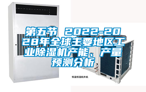 第五節(jié) 2022-2028年全球主要地區(qū)工業(yè)除濕機(jī)產(chǎn)能、產(chǎn)量預(yù)測(cè)分析