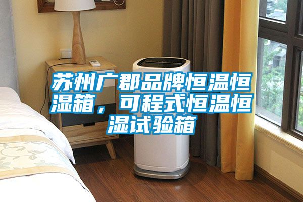 蘇州廣郡品牌恒溫恒濕箱，可程式恒溫恒濕試驗(yàn)箱