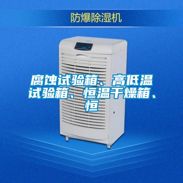腐蝕試驗(yàn)箱、高低溫試驗(yàn)箱、恒溫干燥箱、恒