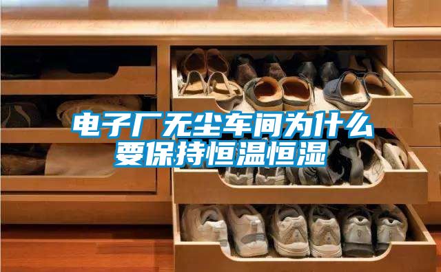 電子廠無(wú)塵車間為什么要保持恒溫恒濕