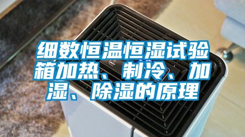 細數恒溫恒濕試驗箱加熱、制冷、加濕、除濕的原理