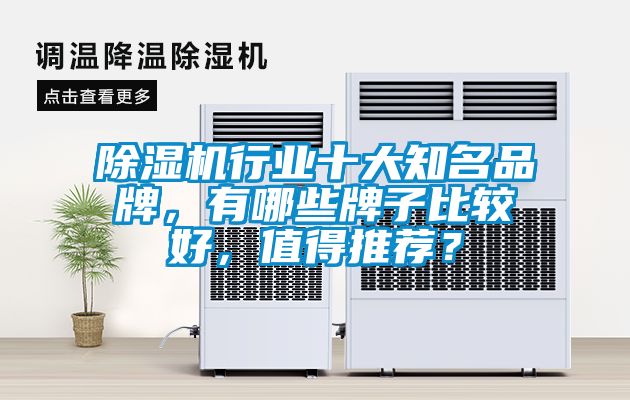 除濕機(jī)行業(yè)十大知名品牌，有哪些牌子比較好，值得推薦？
