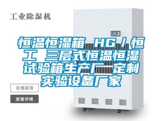知識(shí)百科恒溫恒濕箱 HG／恒工 三層式恒溫恒濕試驗(yàn)箱生產(chǎn)廠 定制實(shí)驗(yàn)設(shè)備廠家
