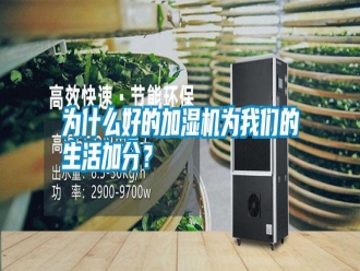 常見問題為什么好的加濕機為我們的生活加分？