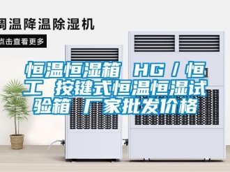 新聞資訊恒溫恒濕箱 HG／恒工 按鍵式恒溫恒濕試驗箱 廠家批發(fā)價格