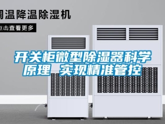 行業(yè)新聞開關柜微型除濕器科學原理 實現(xiàn)精準管控