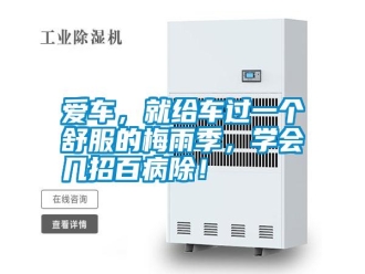 常見問題愛車，就給車過一個舒服的梅雨季，學(xué)會幾招百病除！