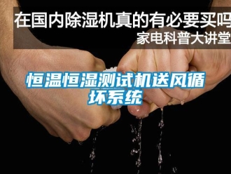 知識百科恒溫恒濕測試機送風(fēng)循壞系統(tǒng)