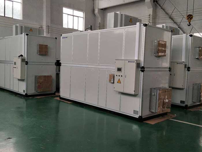 濟(jì)南銘威化工鋰電池鈷酸鋰零下40℃露點(diǎn)，三臺(tái)全新風(fēng)轉(zhuǎn)輪除濕機(jī)組